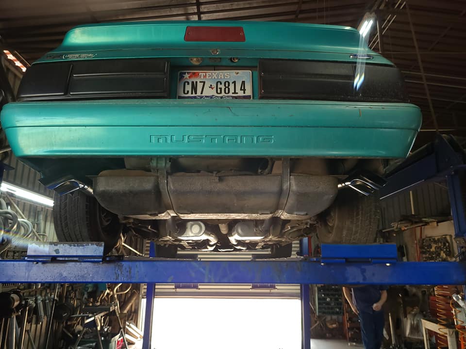 performance exhaust upgrade before road test at JR Discount Muffler in Palestine, Texas